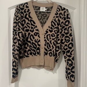 Cheetah Print Cardigan